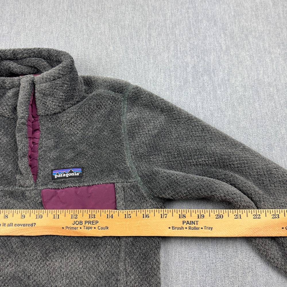 Patagonia Pullover Women Small Gray Re-Tool Snap-T Fleece Outdoor Cozy Top 25443 - Picture 7 of 13